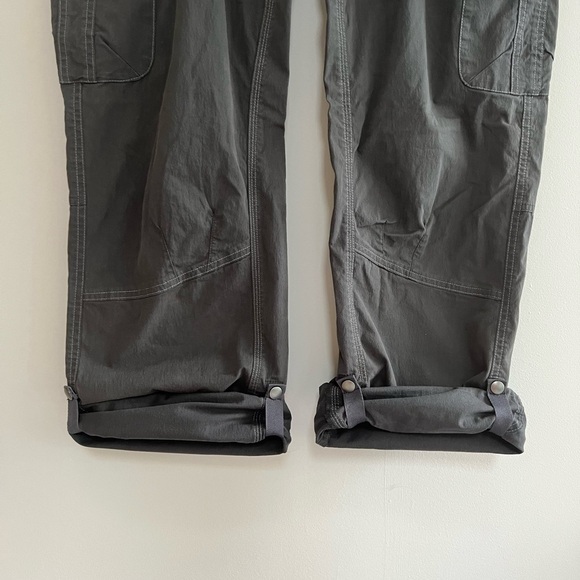Kuhl Mountain Culture Splash Roll-Up Cargo Hiking Pants in Dark Gray, size 12 - Picture 9 of 12